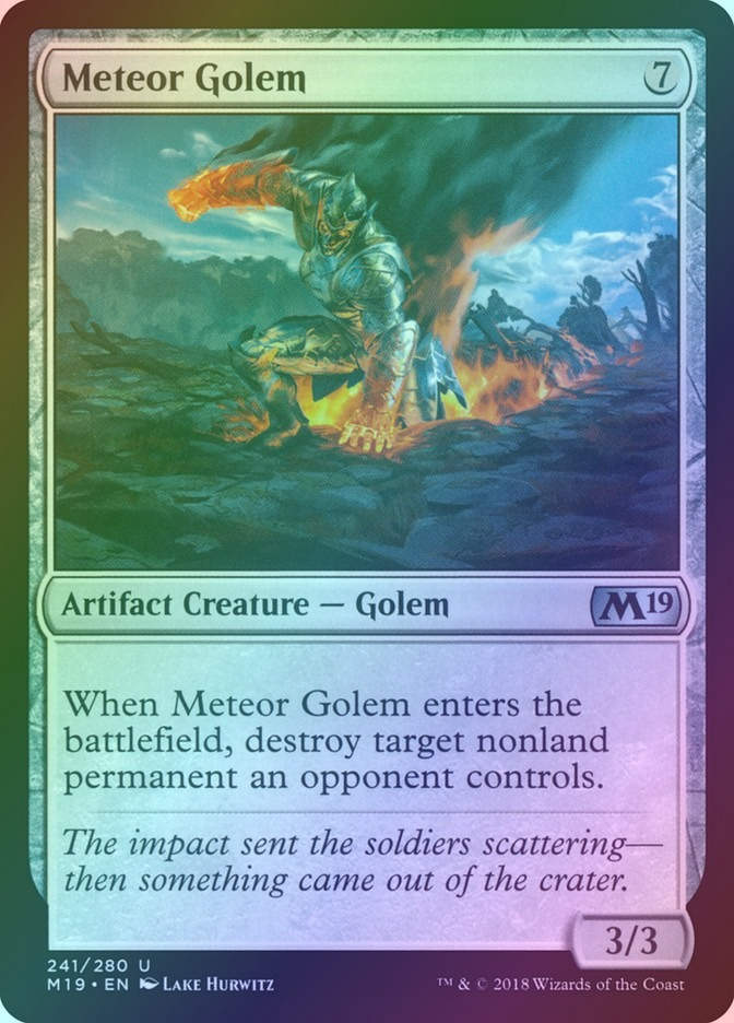 Meteor Golem (M19) (241) / Foil