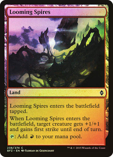 Looming Spires (BFZ) (238) / Foil