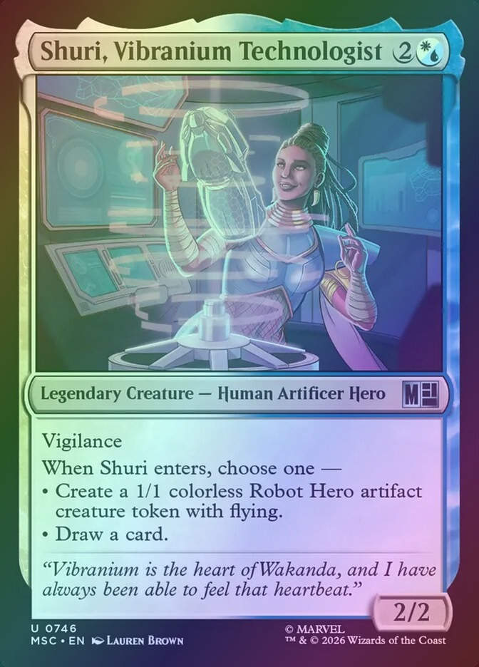 Shuri, Vibranium Technologist (MSC) (746) / Foil