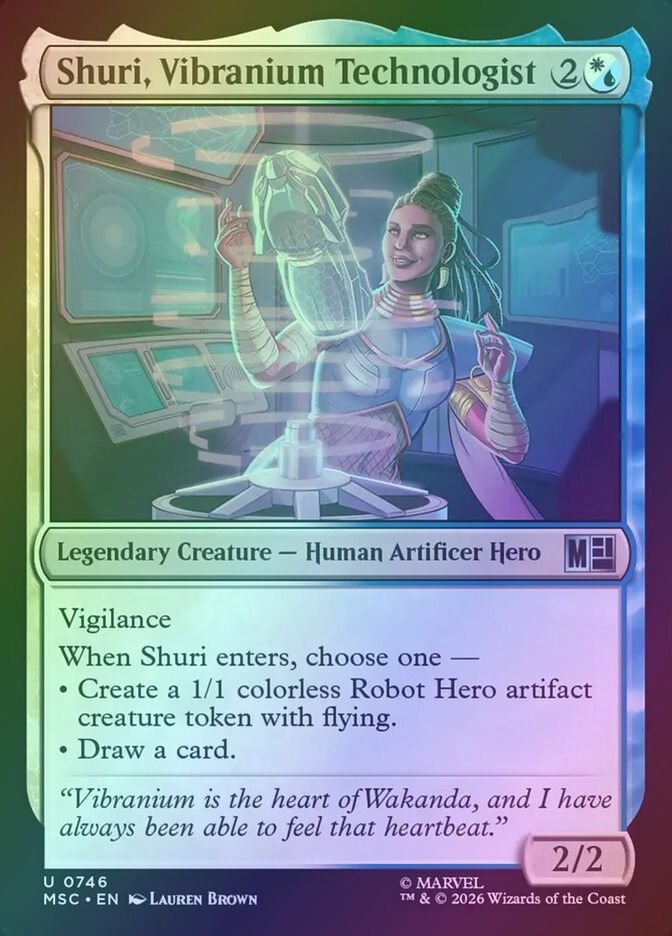 Shuri, Vibranium Technologist (MSC) (746) / Foil