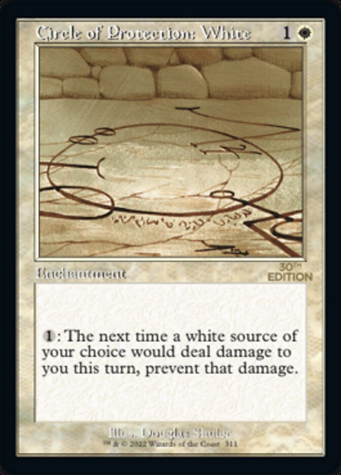 Circle of Protection: White (30a) / Retro Frame