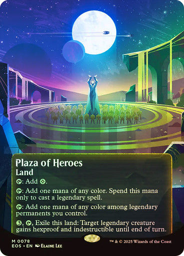 Plaza of Heroes (EOS) (78) / Borderless / Foil