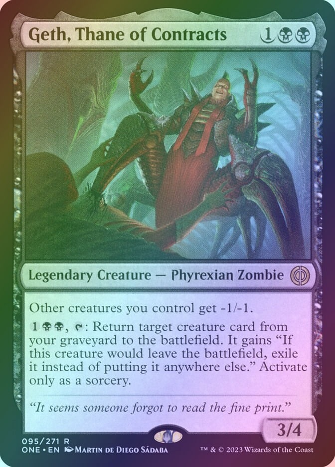 Geth, Thane of Contracts (ONE) (95) / Foil