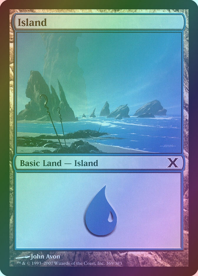 Island (10E) (369) / Foil