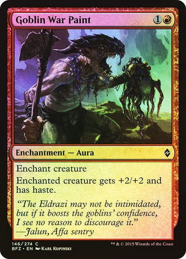 Goblin War Paint (BFZ) (146) / Foil