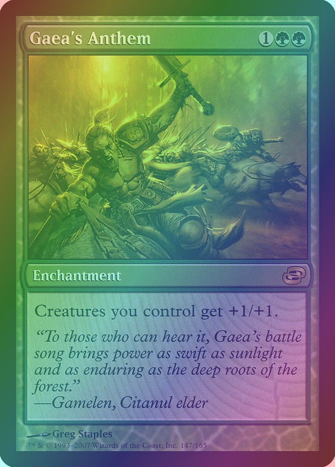 Gaea's Anthem (PLC) (147) / Foil
