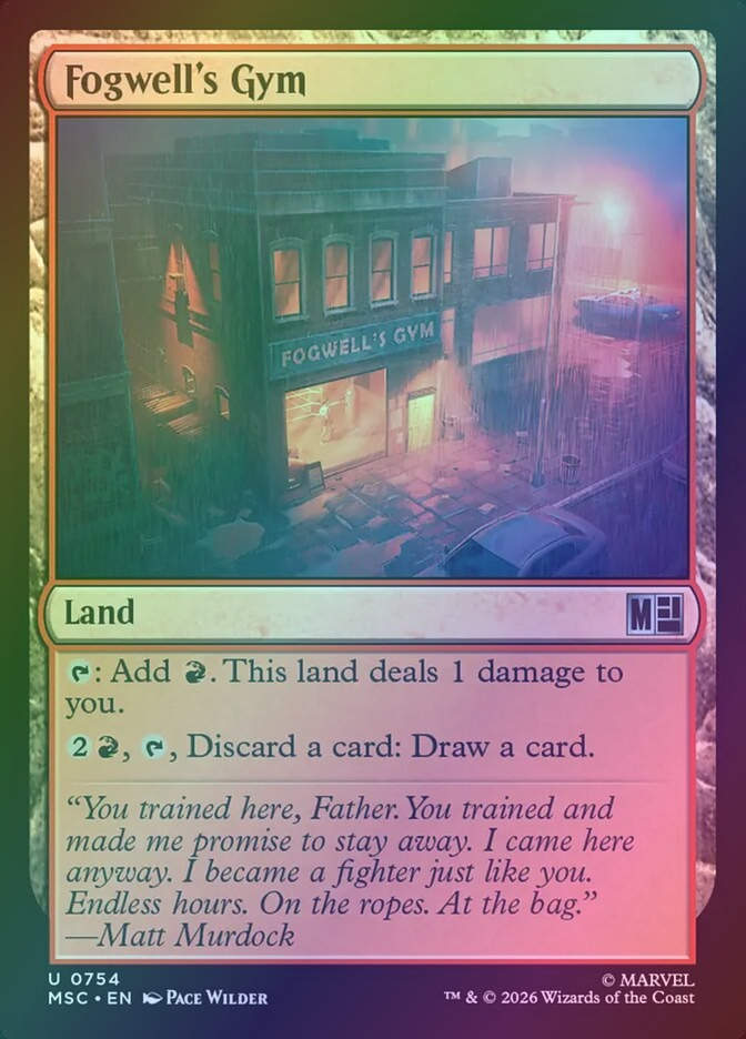 Fogwell's Gym (MSC) (754) / Foil