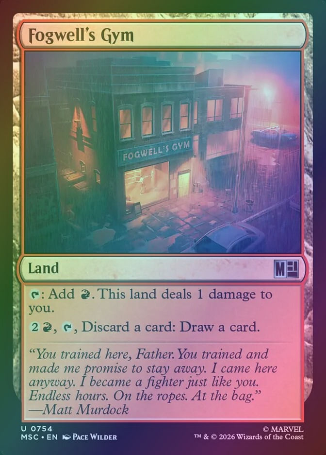 Fogwell's Gym (MSC) (754) / Foil