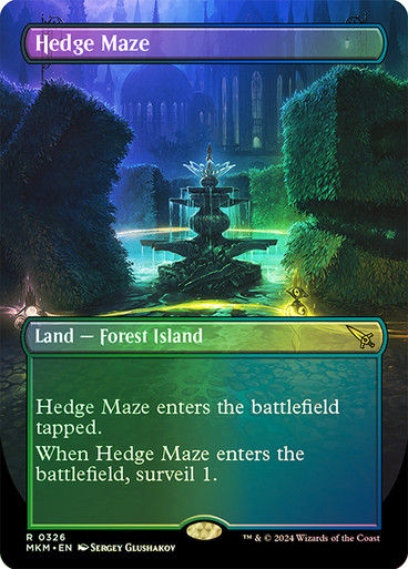 Hedge Maze (mkm) (326) / Borderless Foil