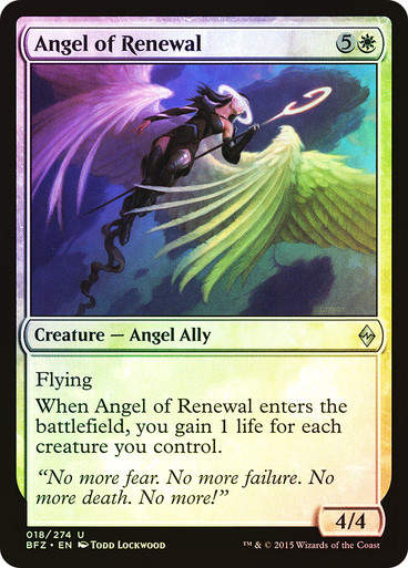 Angel of Renewal (BFZ) (18) / Foil