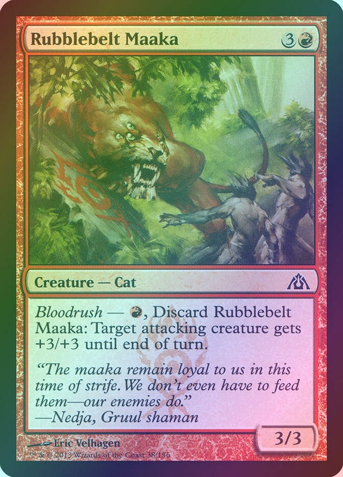 Rubblebelt Maaka (DGM) (38) / Foil
