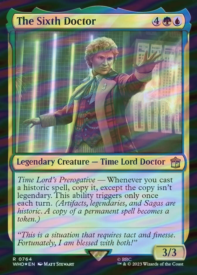 The Sixth Doctor (WHO) (764) / Surge Foil
