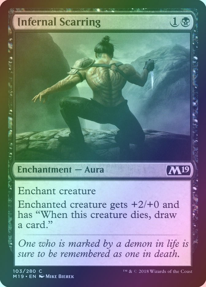 Infernal Scarring (M19) (103) / Foil