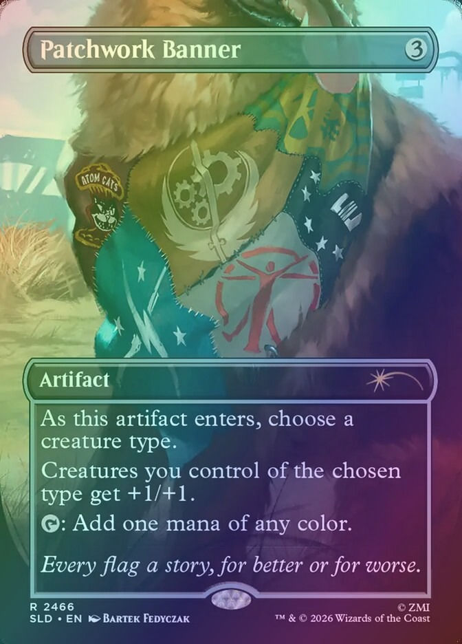 Patchwork Banner (SLD) (2466) / Borderless / Foil