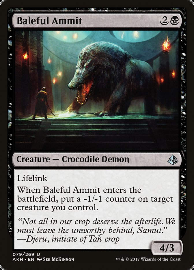 Baleful Ammit (AKH) (79)