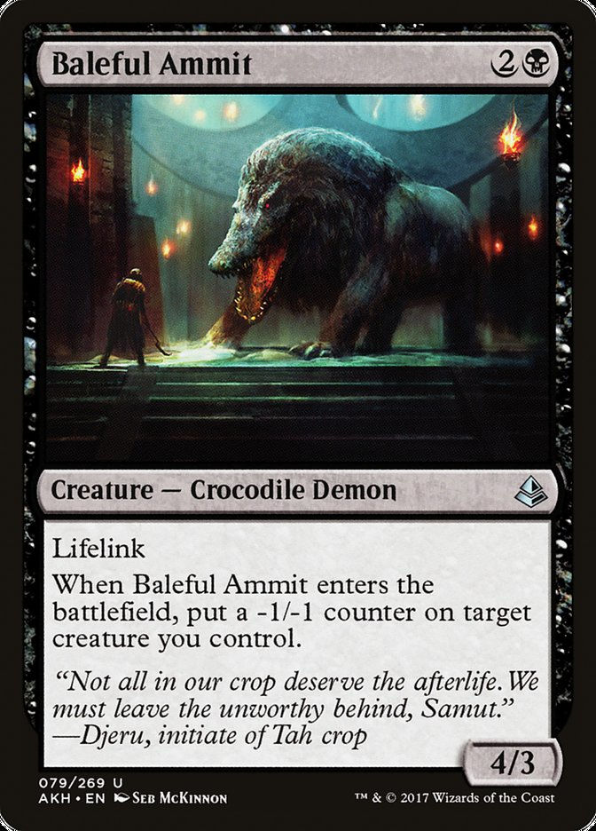 Baleful Ammit (AKH) (79)