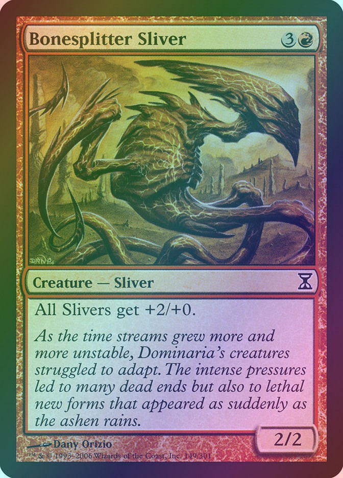 Bonesplitter Sliver (TSP) (149) / Foil