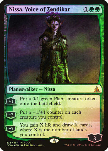 Nissa, Voice of Zendikar (ps16) / Foil