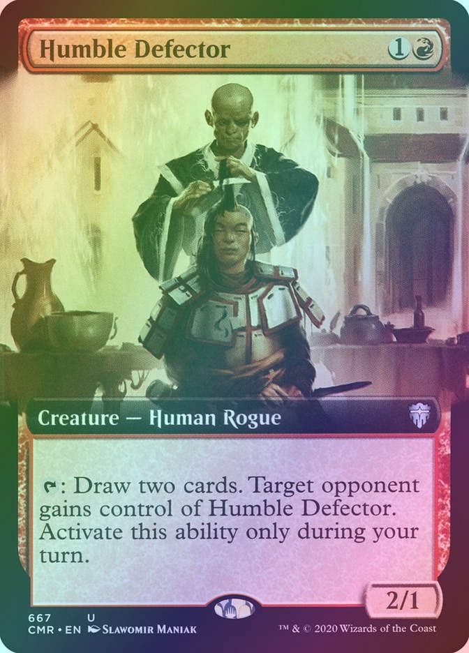 Humble Defector (CMR) (667) / Extended Art / Foil