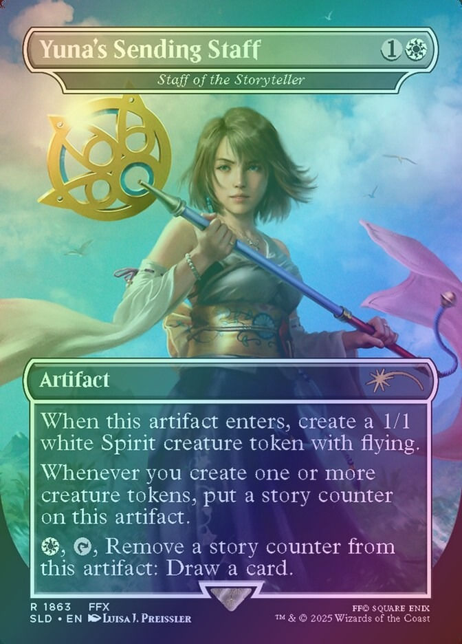 Staff of the Storyteller (SLD) (1863) / Borderless / Foil
