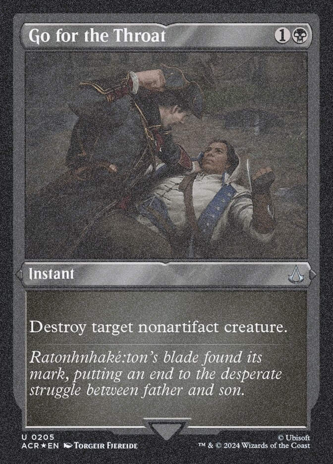 Go for the Throat (ACR) (205) / Foil Etched