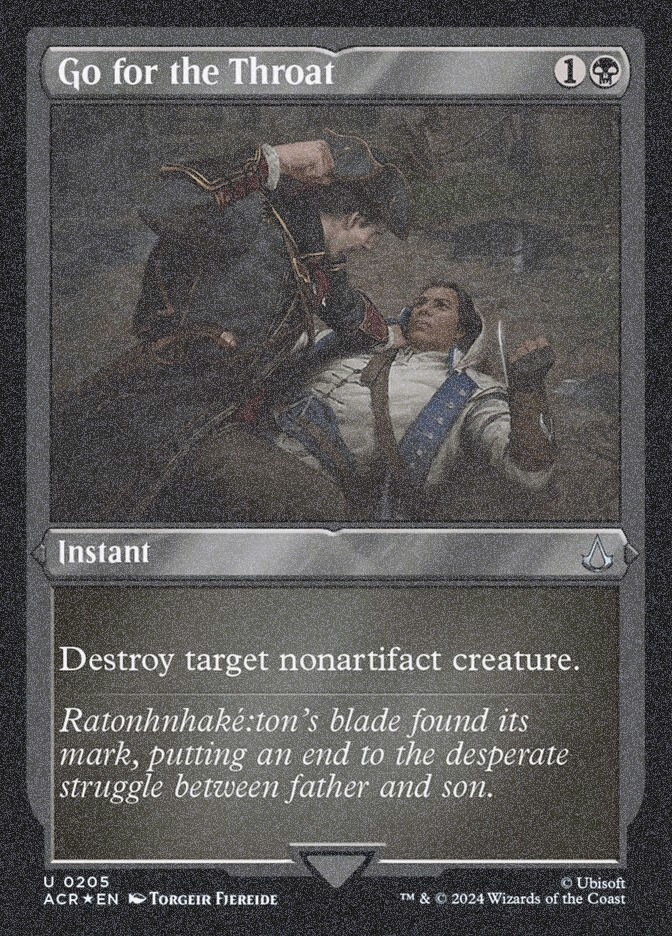 Go for the Throat (ACR) (205) / Foil Etched