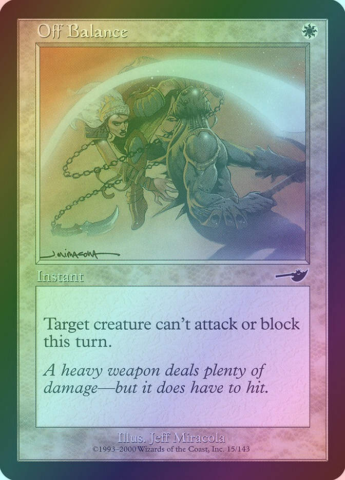 Off Balance (NEM) (15) / Foil