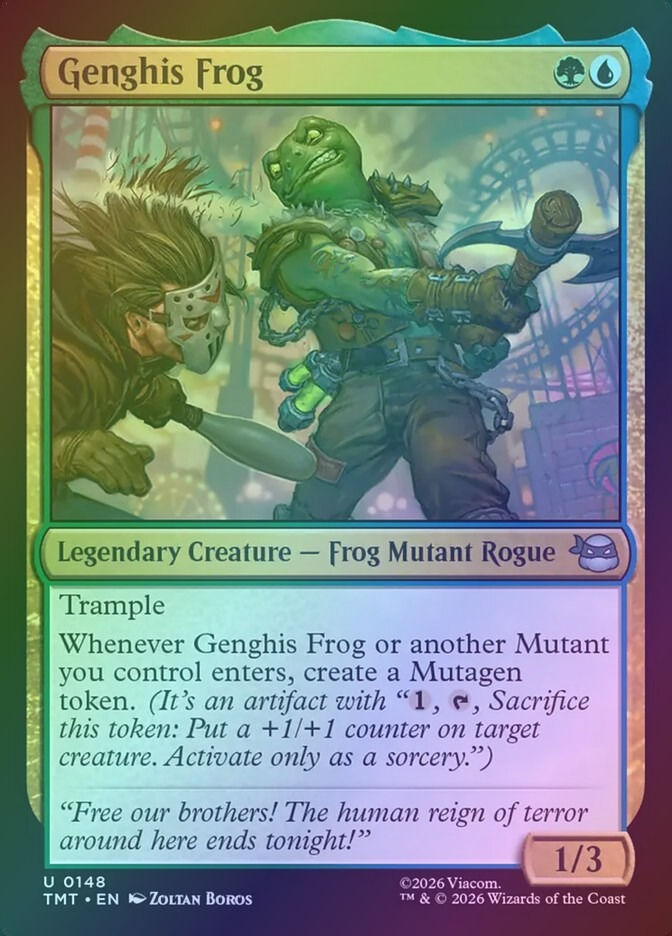 Genghis Frog (TMT) (148) / Foil