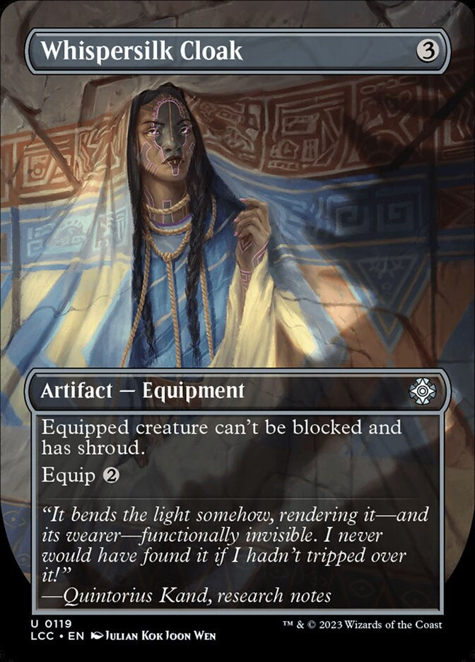 Whispersilk Cloak (LCC) (119) / Borderless