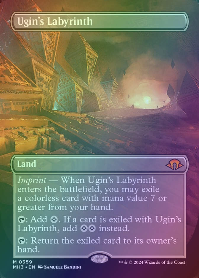 Ugin's Labyrinth (MH3) (359) / Borderless / Foil