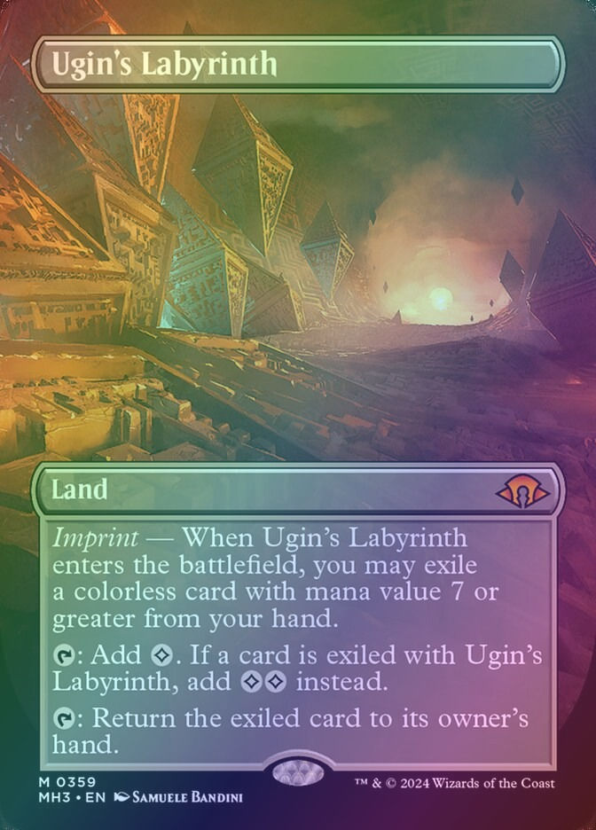 Ugin's Labyrinth (MH3) (359) / Borderless / Foil