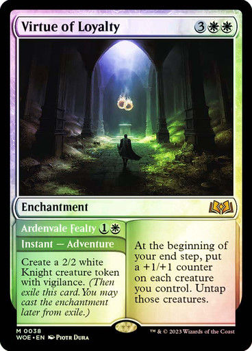 Virtue of Loyalty // Ardenvale Fealty (woe) / Foil