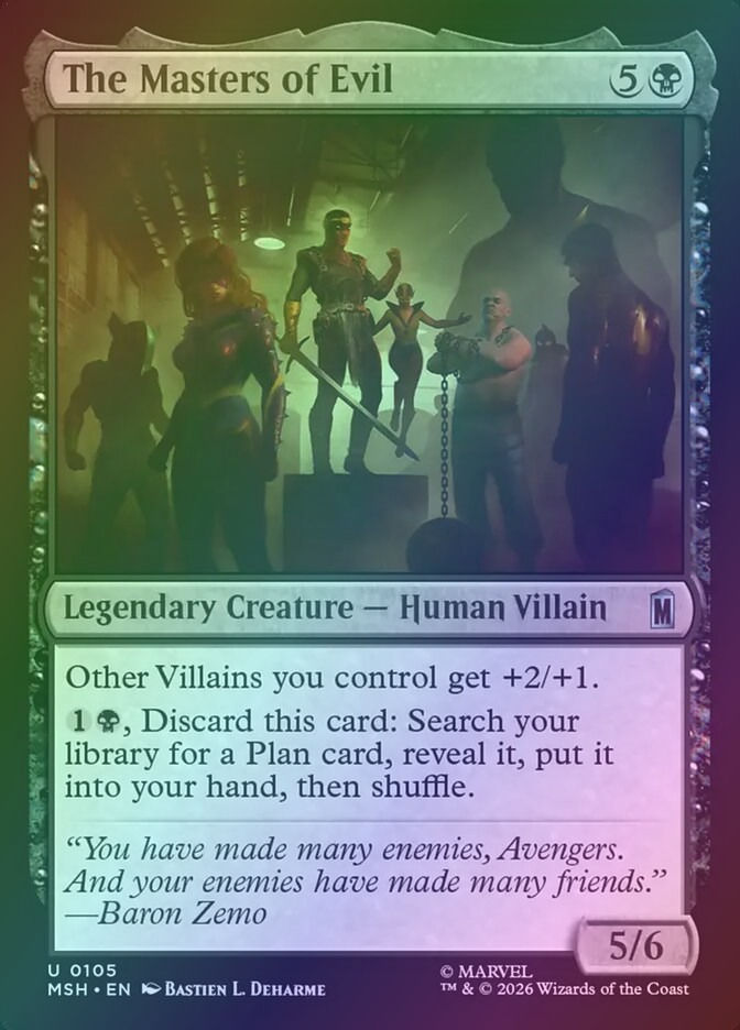 The Masters of Evil (MSH) (105) / Foil