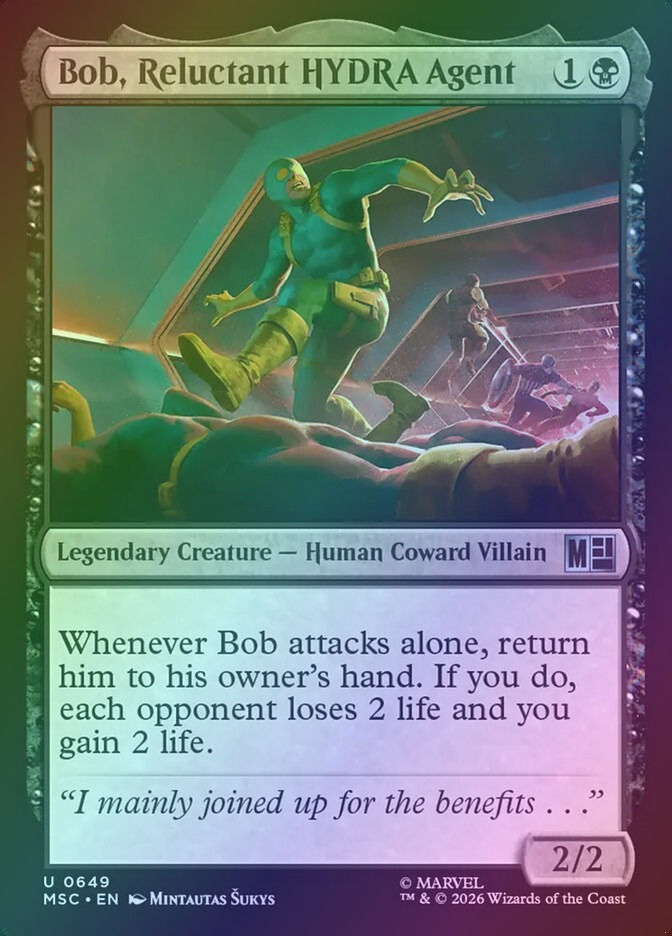 Bob, Reluctant HYDRA Agent (MSC) (649) / Foil