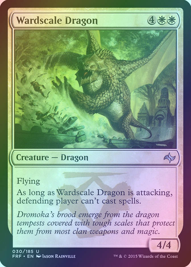 Wardscale Dragon (FRF) (30) / Foil