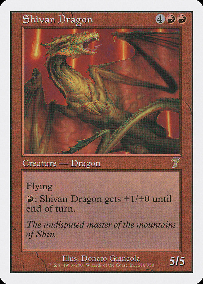 Shivan Dragon (7ED) (218)