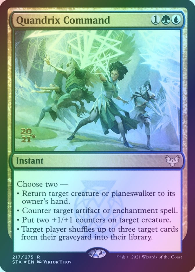 Quandrix Command (PSTX) (217s) / Foil