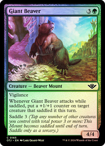Giant Beaver (otj) (165) / Foil
