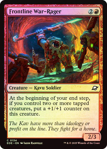 Frontline War-Rager (EOE) (134) / Foil