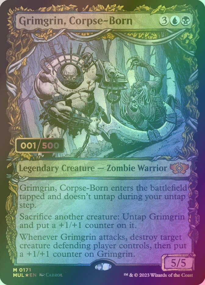 Grimgrin, Corpse-Born (MUL) (171z) / Serialized