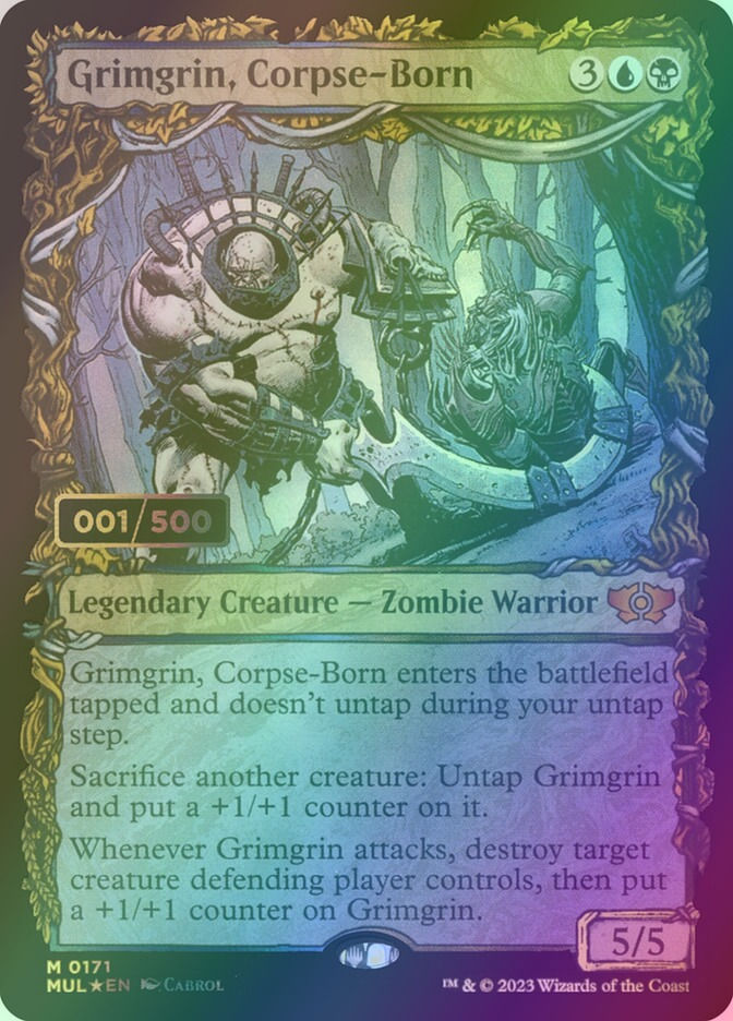 Grimgrin, Corpse-Born (MUL) (171z) / Serialized