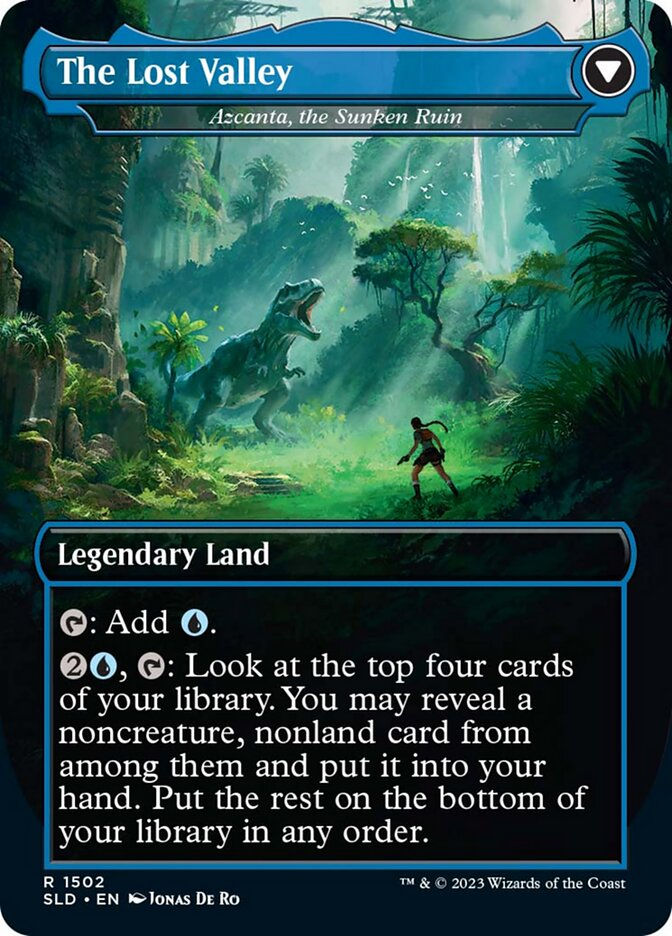 Search for Azcanta // Azcanta, the Sunken Ruin (SLD) (1502) / Borderless — cara 2 de 2