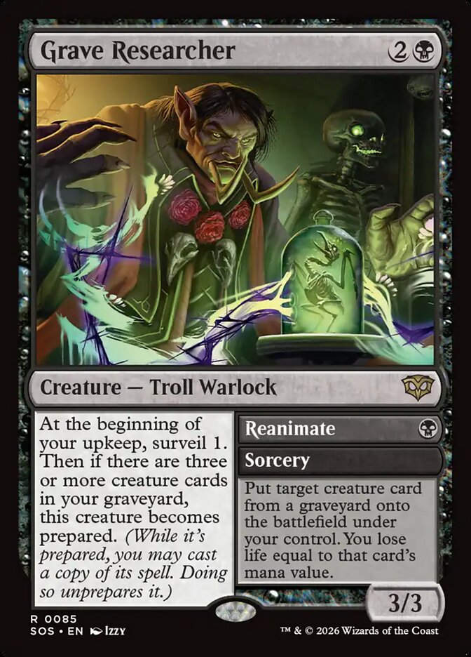 Grave Researcher // Reanimate (SOS) (85)
