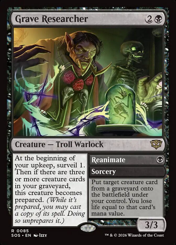 Grave Researcher // Reanimate (SOS) (85)