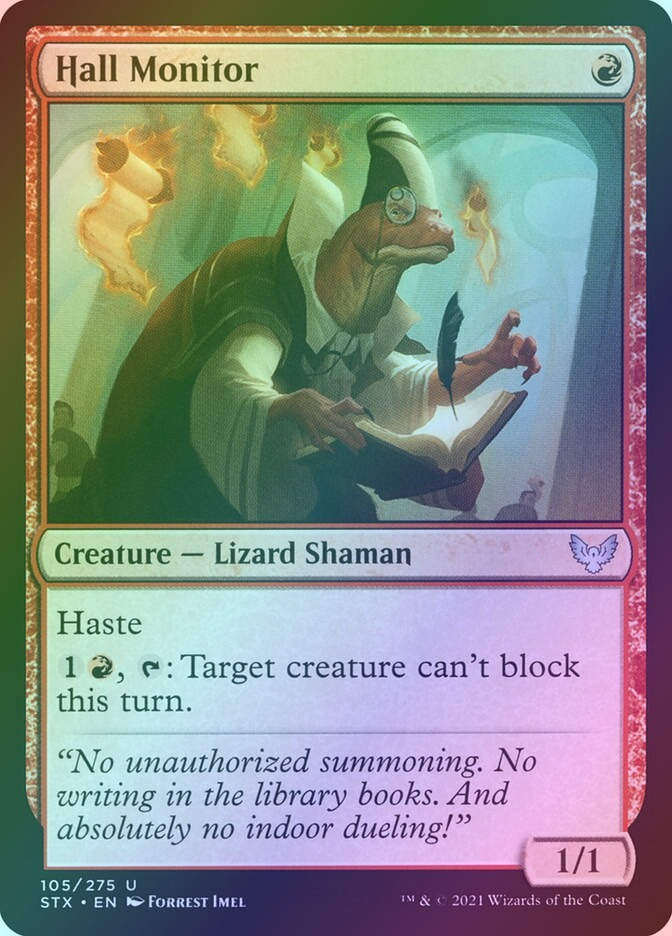 Hall Monitor (STX) (105) / Foil