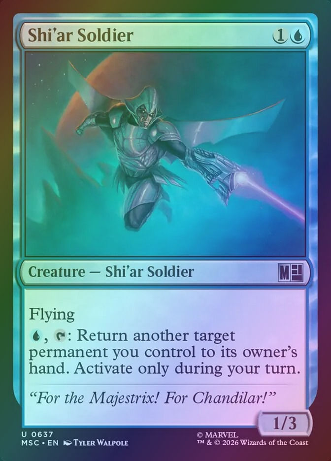 Shi'ar Soldier (MSC) (637) / Foil