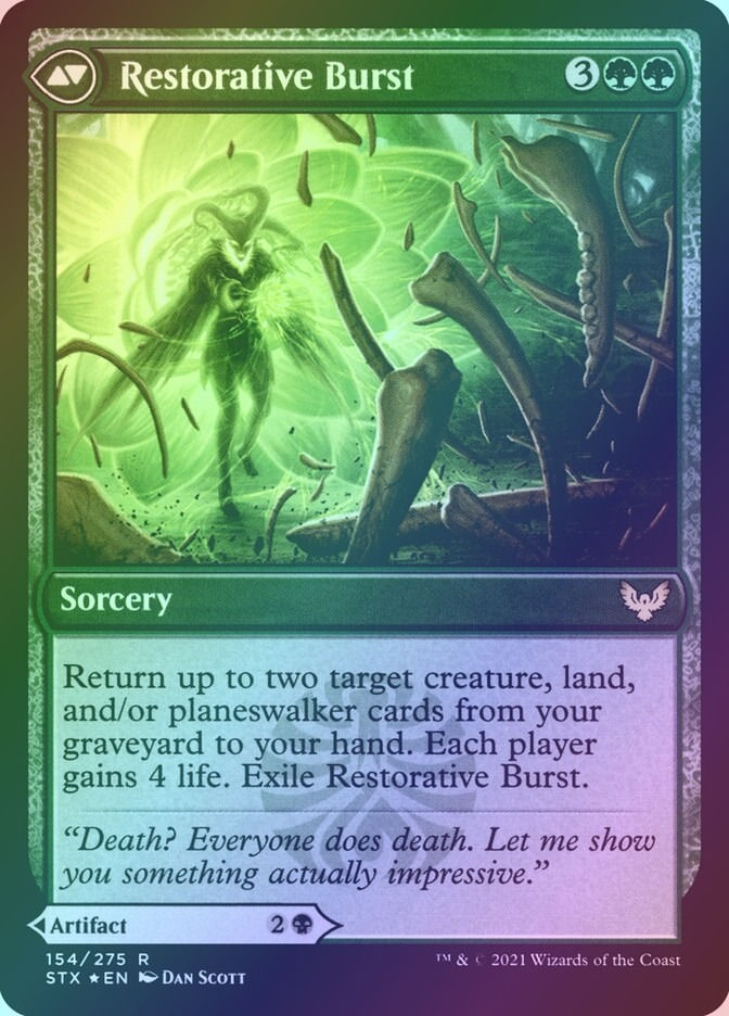 Pestilent Cauldron // Restorative Burst (PSTX) (154s) / Foil — cara 2 de 2