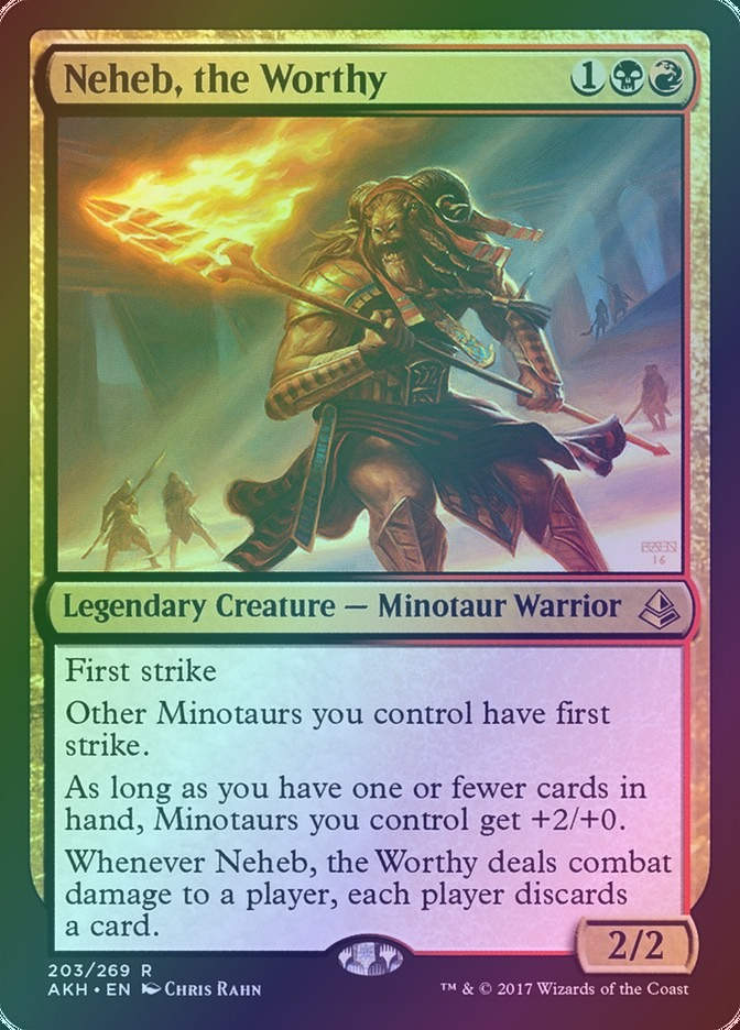 Neheb, the Worthy (AKH) (203) / Foil