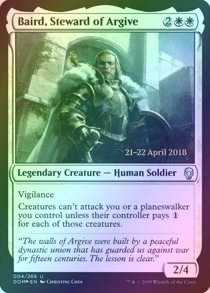 Baird, Steward of Argive (PDOM) (4s) / Foil