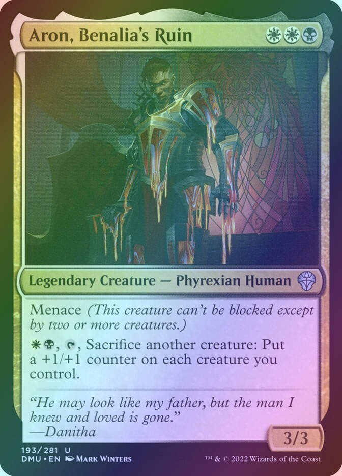 Aron, Benalia's Ruin (DMU) (193) / Foil